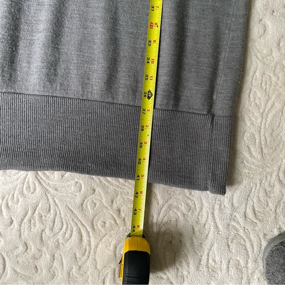 J. Crew Gray Merino Wool Sweater Dress - Picture 7 of 7